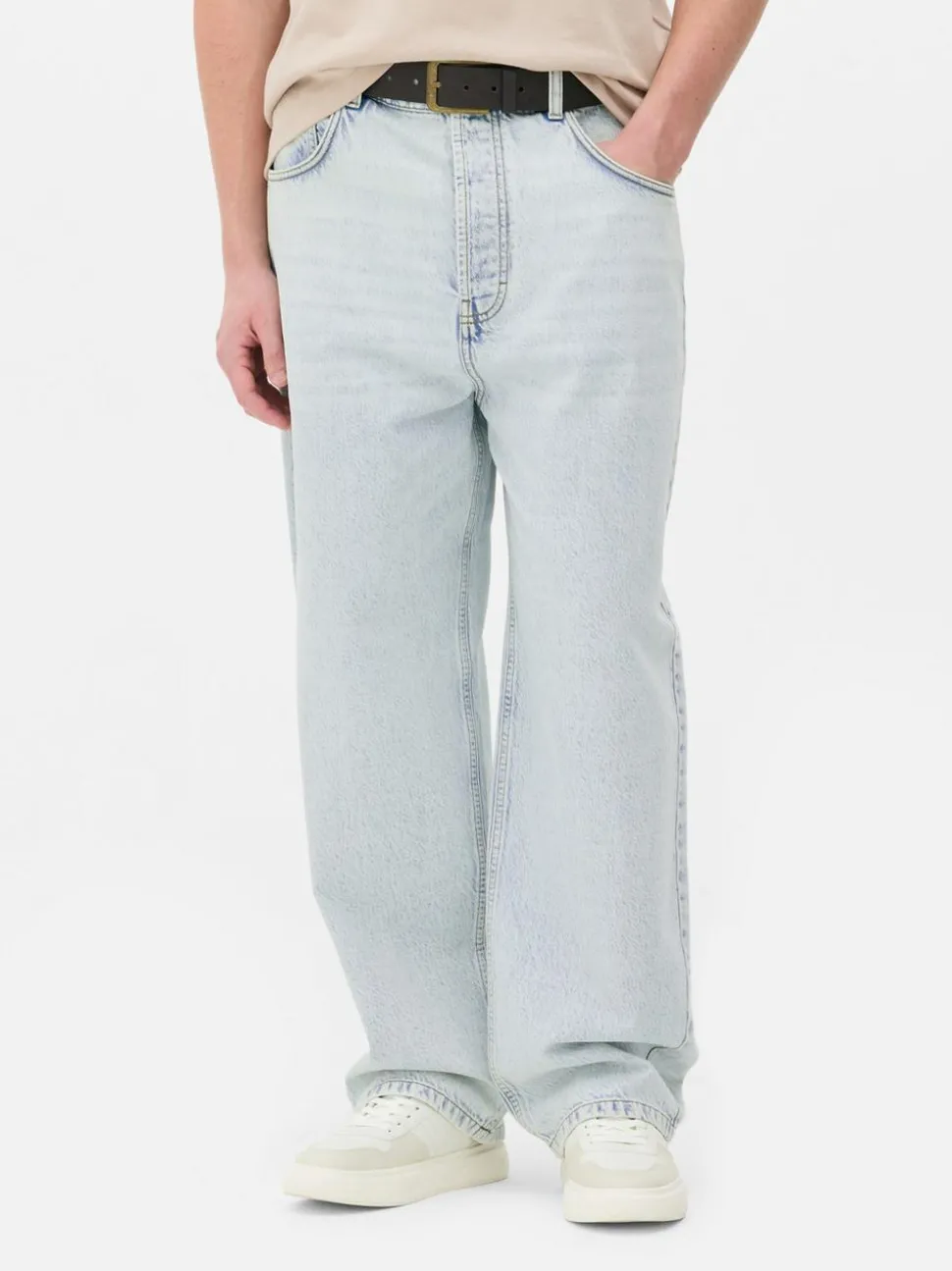 Workowate spodnie jeansowe