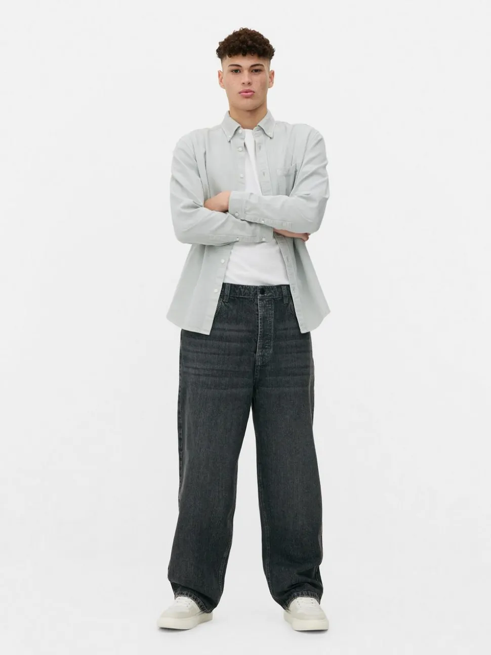 Workowate spodnie jeansowe