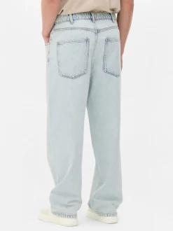 Workowate spodnie jeansowe