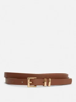 Wąski pasek z kwadratową klamrą