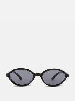 Wąskie owalne okulary przeciwsłoneczne