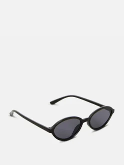 Wąskie owalne okulary przeciwsłoneczne