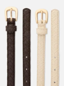 Wąskie plecione paski, 2 szt.