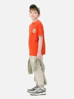 Wyszywany T-shirt SK8