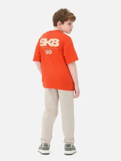 Wyszywany T-shirt SK8