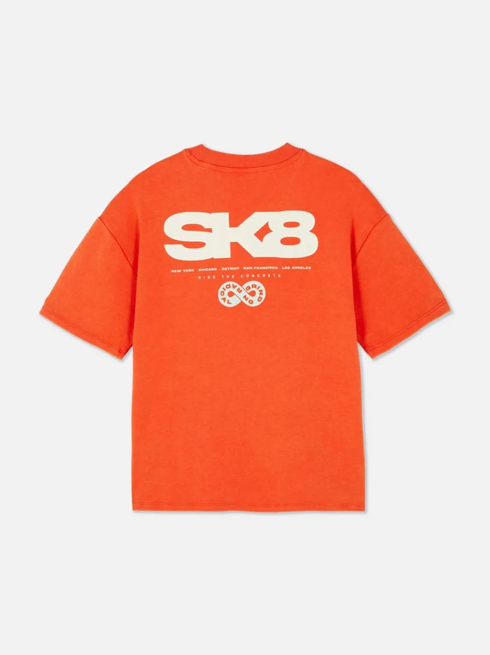 Wyszywany T-shirt SK8