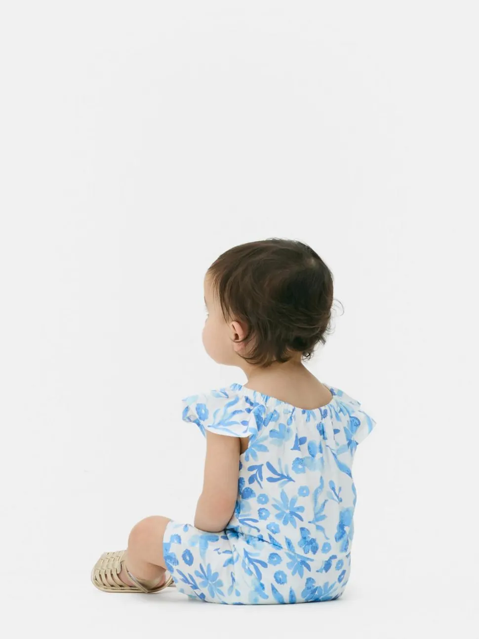 Wzorzysty krótki kombinezon na lato