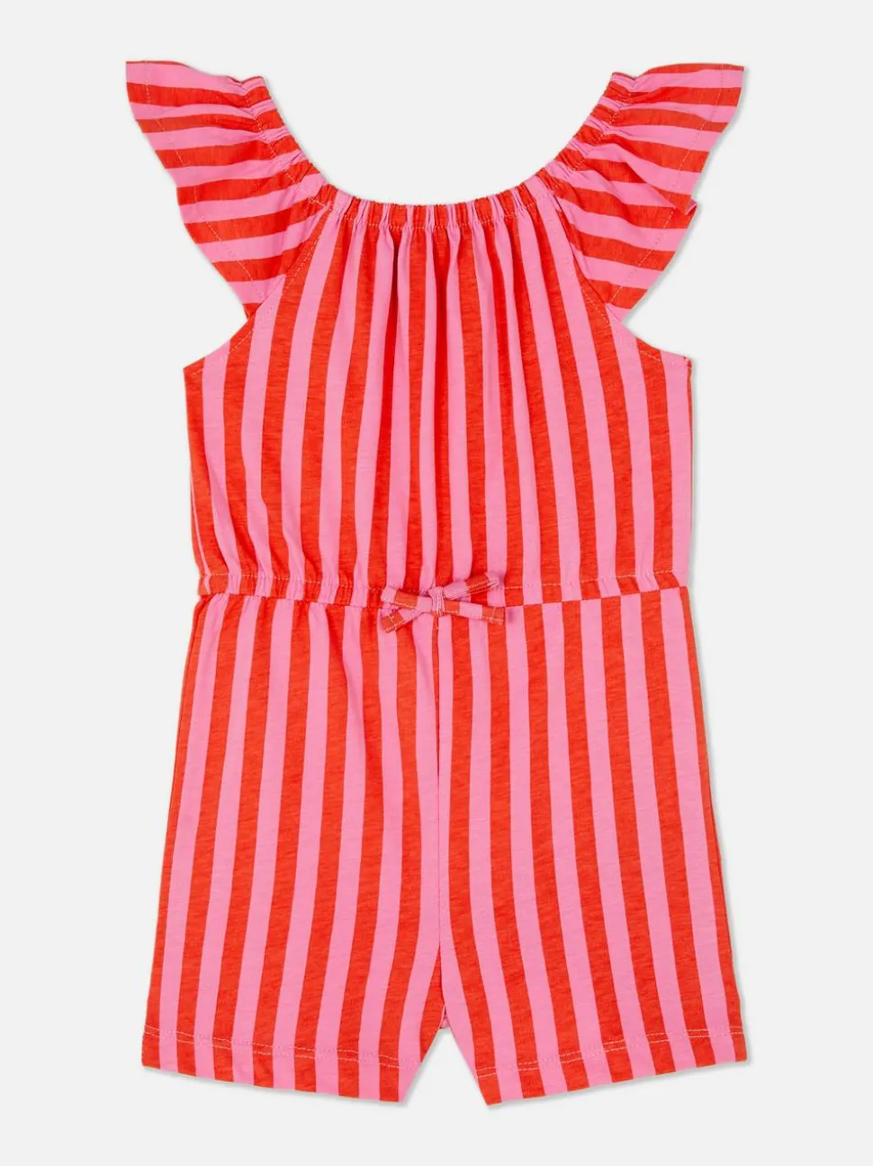 Wzorzysty krótki kombinezon na lato