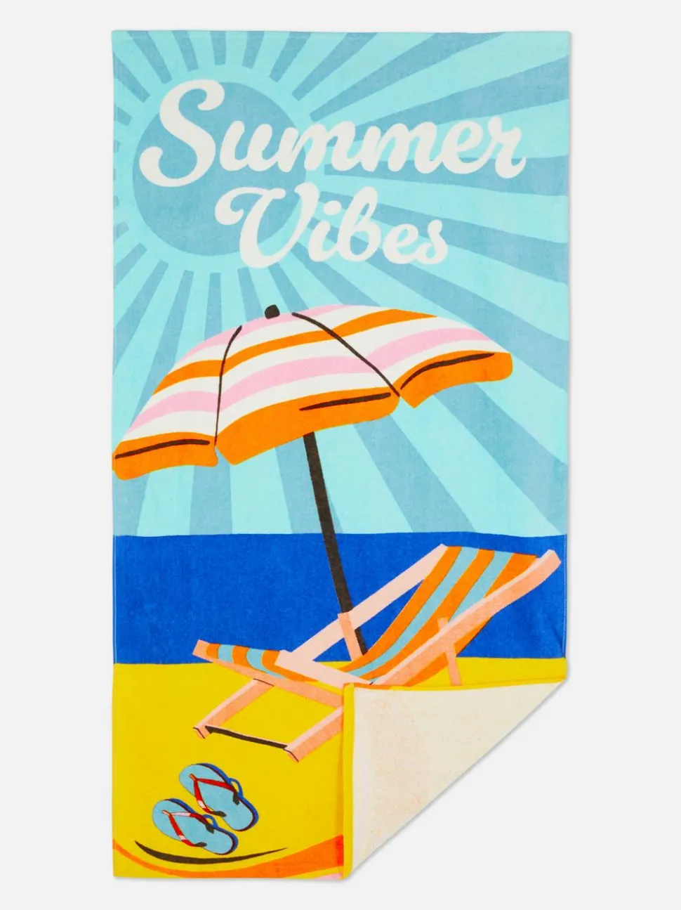 Wzorzysty ręcznik plażowy