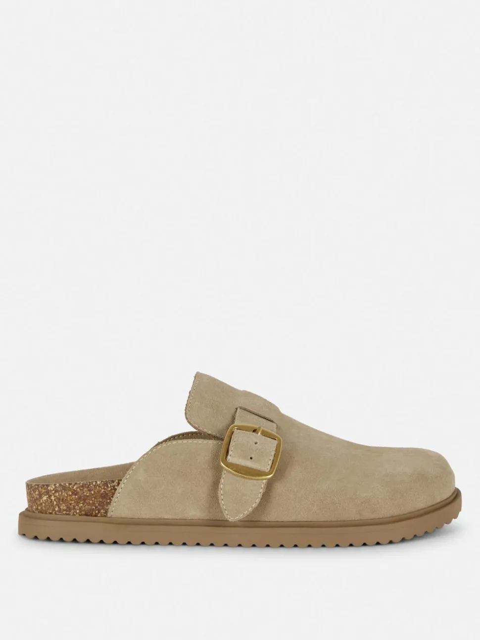 Zamszowe chodaki z klamrą The Edit