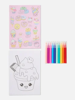 Zapachowy zestaw do kolorowania z deserowym motywem