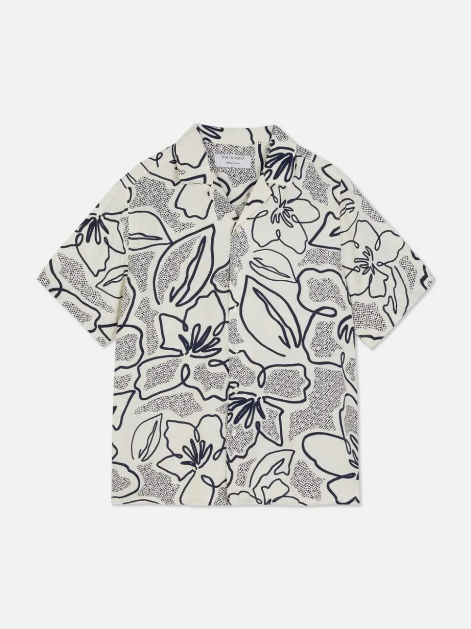 Zapinana na guziki koszula w kwiaty
