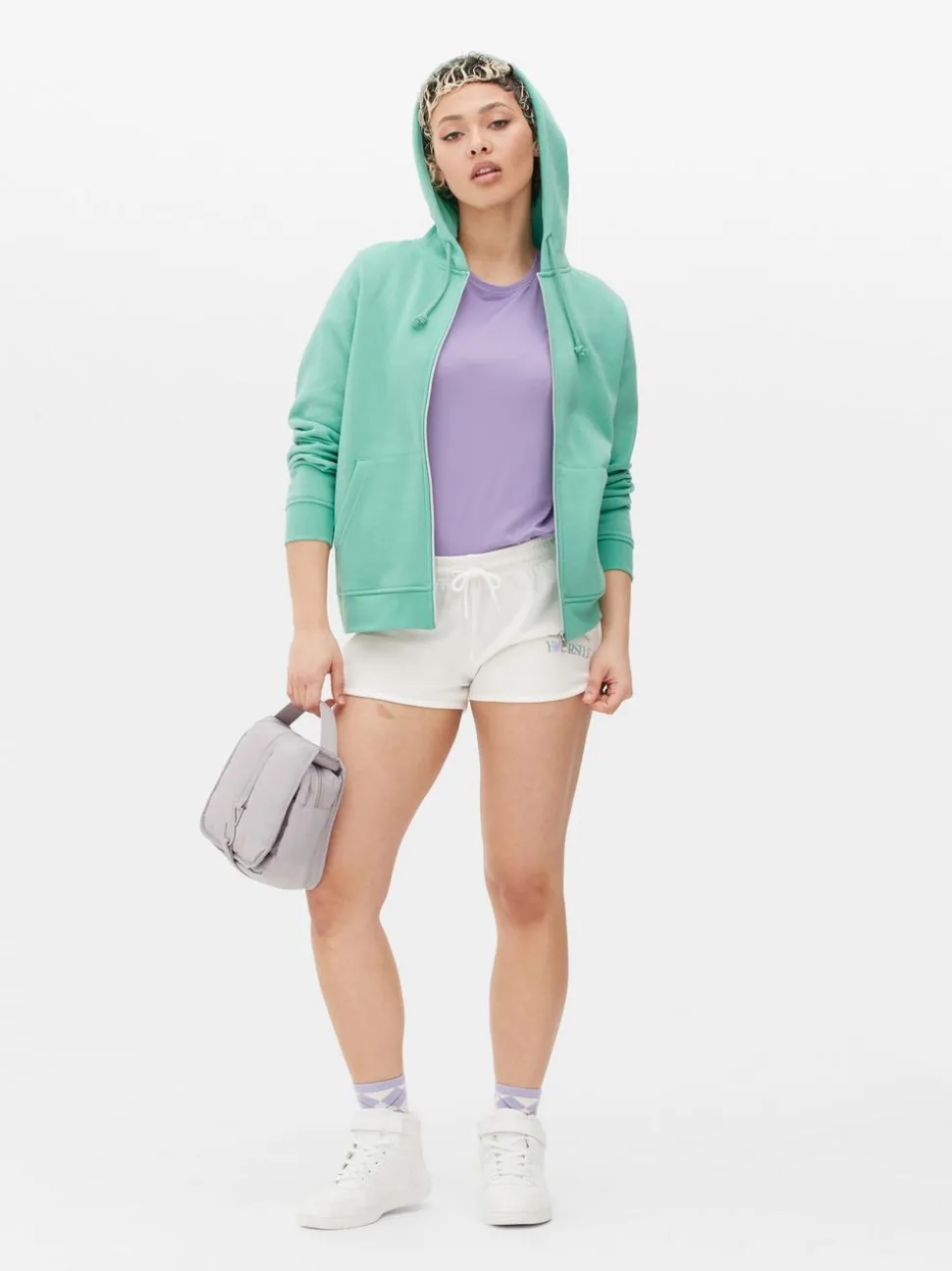 Zapinana na zamek bluza z kapturem Essential