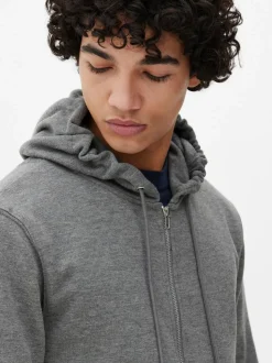 Zapinana na zamek bluza z kapturem i długim rękawem