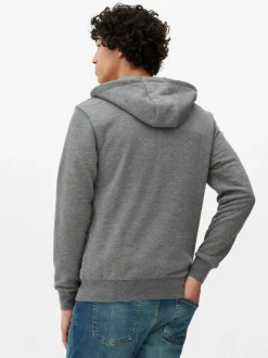 Zapinana na zamek bluza z kapturem i długim rękawem