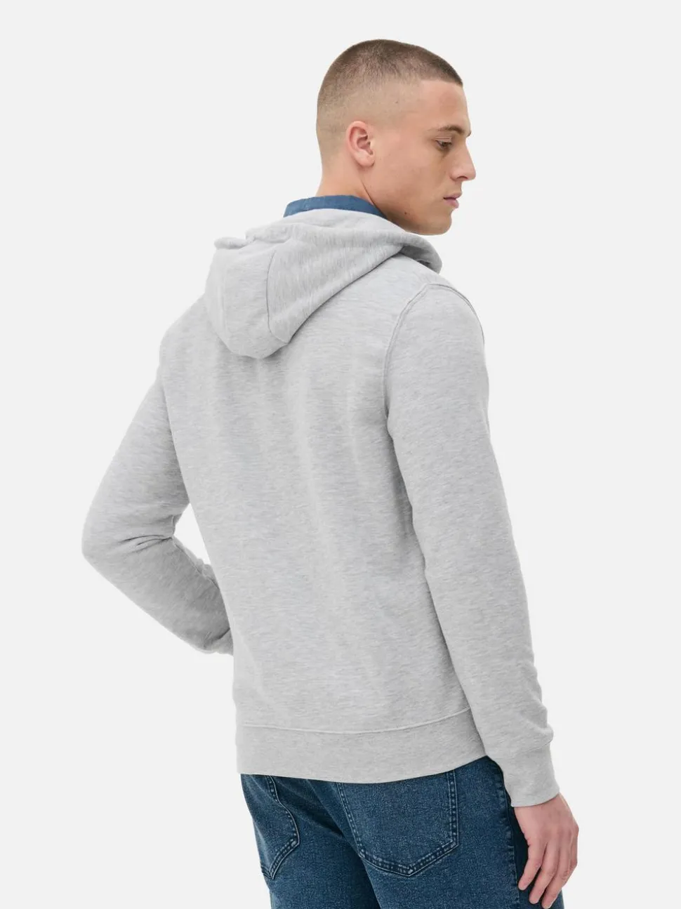 Zapinana na zamek bluza z kapturem Essential