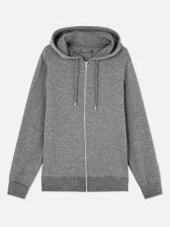 Zapinana na zamek bluza z kapturem i długim rękawem