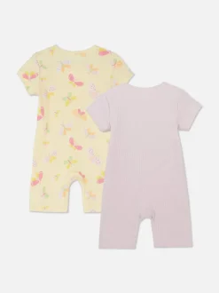 Zapinane na zamek pajacyki, 2 szt.