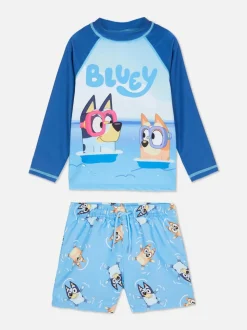 Zestaw kąpielowy z koszulką i szortami z Blue