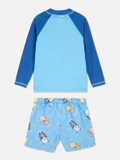 Zestaw kąpielowy z koszulką i szortami z Blue