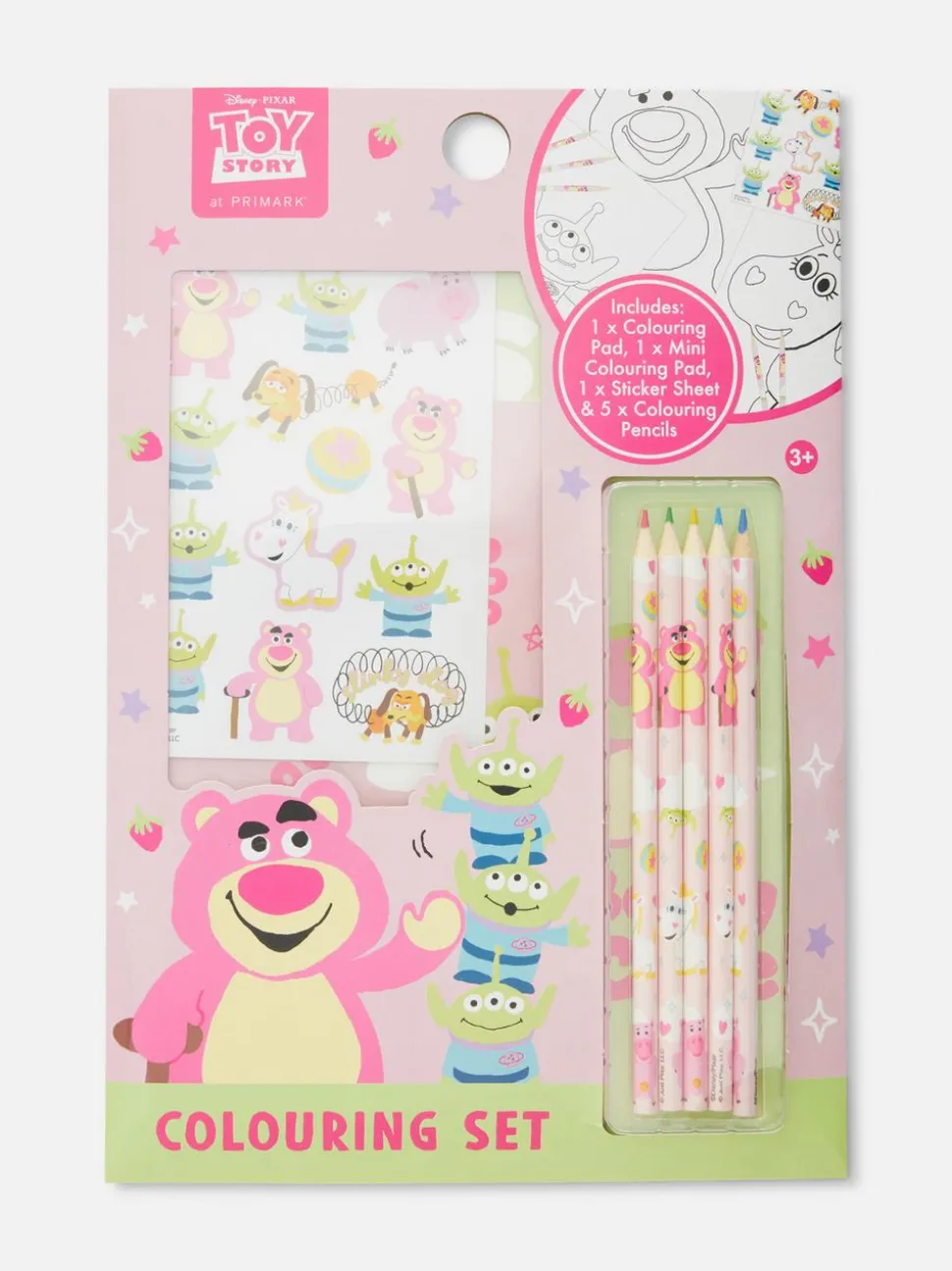 Zestaw przyborów z motywem Misia Tulisia z Toy Story