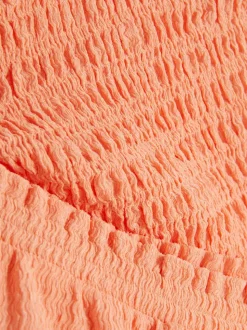 Zestaw z bluzką i szortami z marszczeniami