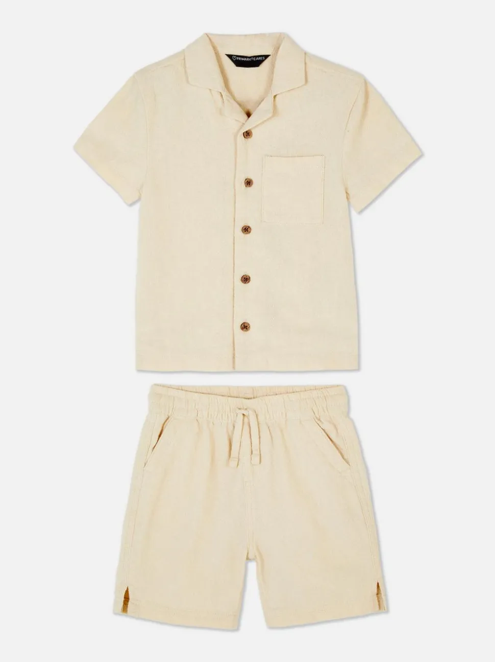 Zestaw z koszulą i szortami z krótkim rękawem