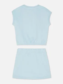 Zestaw z koszulką bez rękawów i spódnicą