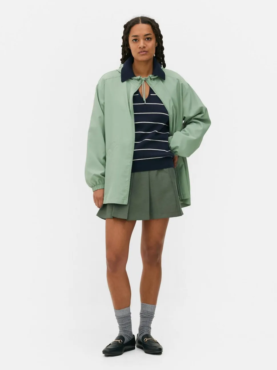 Zwijana kurtka przeciwdeszczowa