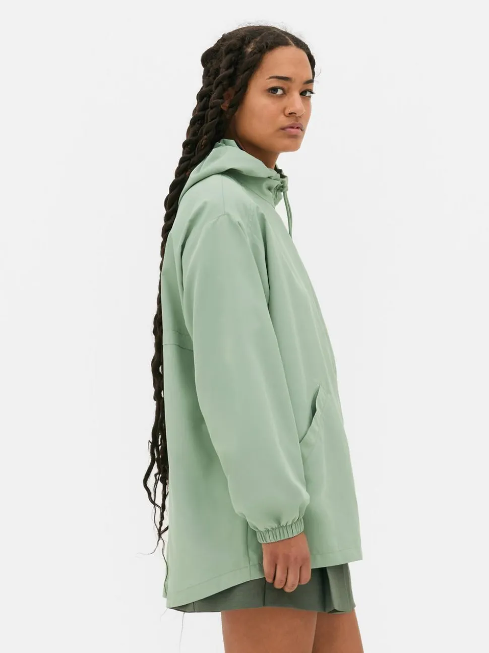 Zwijana kurtka przeciwdeszczowa