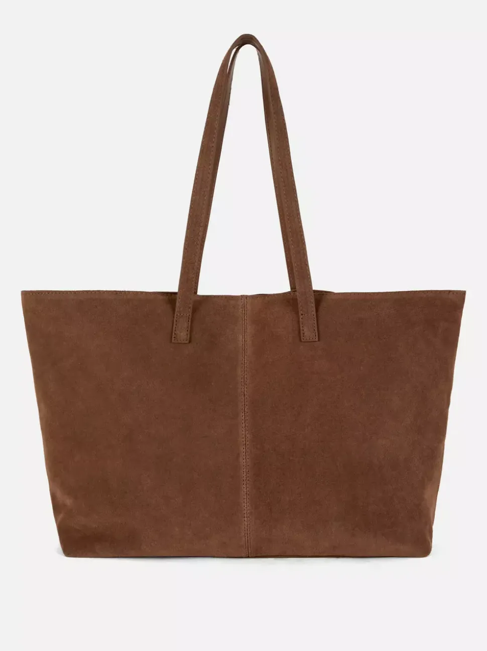 Bardzo duża zamszowa torba shopper The Edit