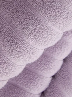 Bardzo duży prążkowany ręcznik kąpielowy