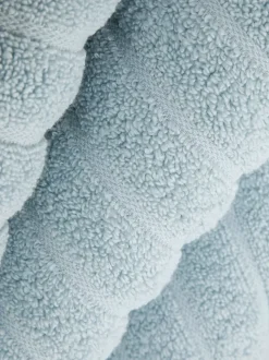 Bardzo duży prążkowany ręcznik kąpielowy