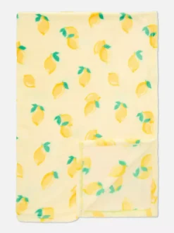 Bardzo miękka narzuta w cytryny