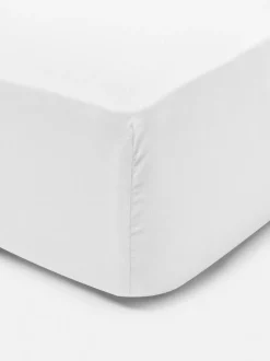 Bawełniane prześcieradło z gumką, rozmiar super king