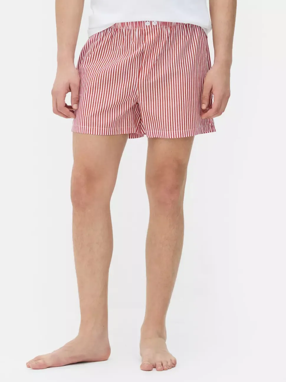 Bawełniane spodenki piżamowe w paski