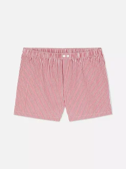 Bawełniane spodenki piżamowe w paski
