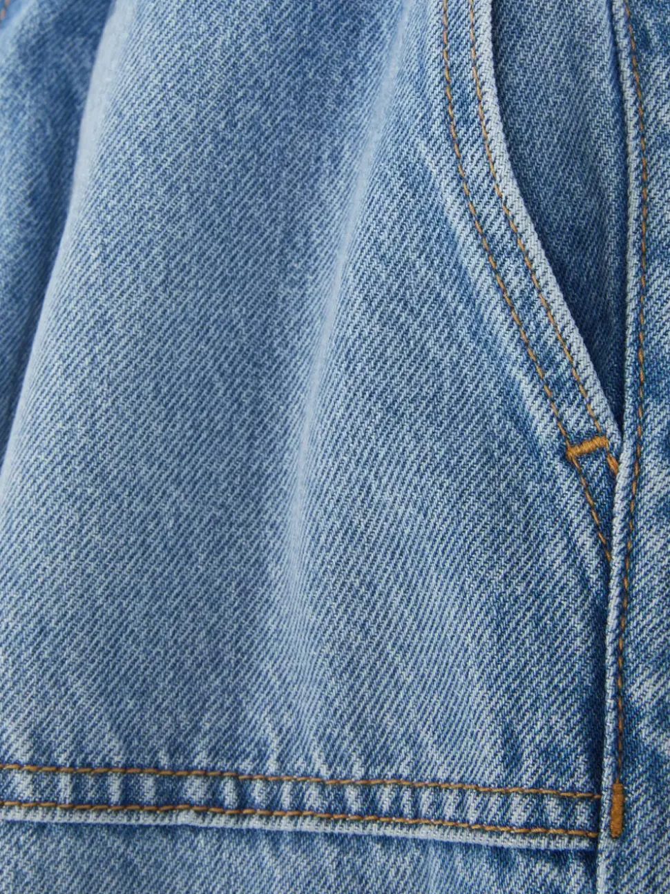 Bawełniane spodnie typu paper bag