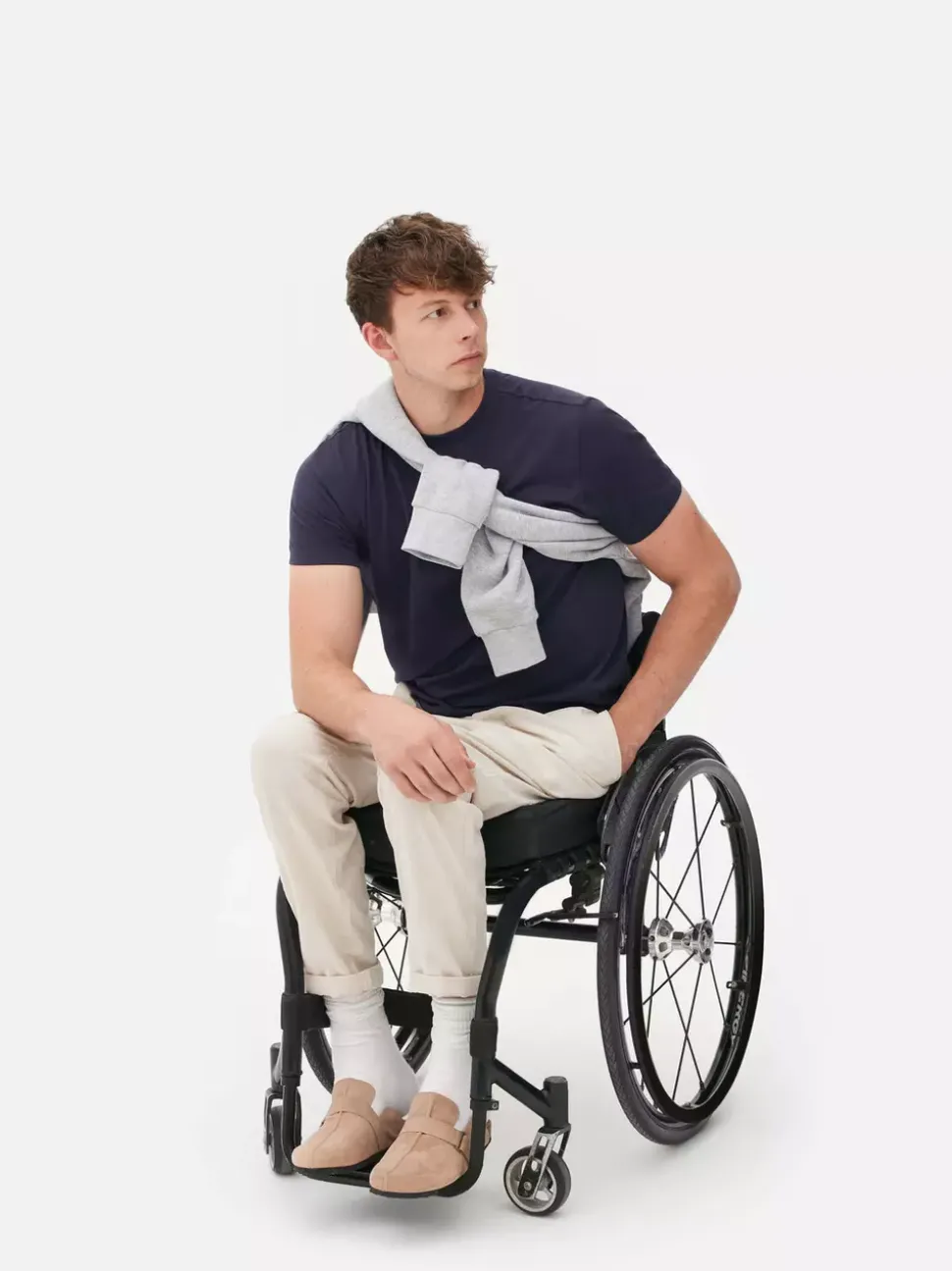 Bawełniany T-shirt z okrągłym dekoltem