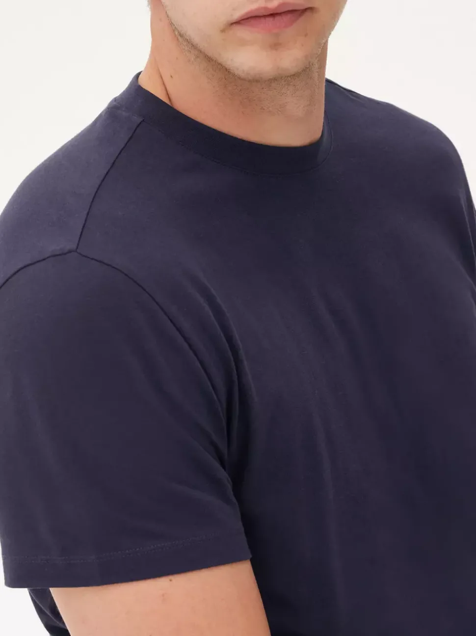 Bawełniany T-shirt z okrągłym dekoltem