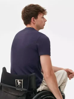 Bawełniany T-shirt z okrągłym dekoltem