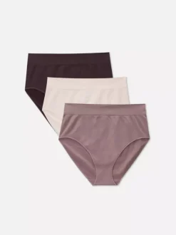 Bezszwowe figi z wysokim stanem, 3 pary