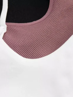 Bezszwowe krótkie braletki na ramiączkach, 3 pary