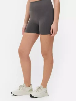 Bezszwowe szorty do jogi z wysokim stanem