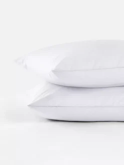 Białe poszewki na poduszki Essential, 2 szt.