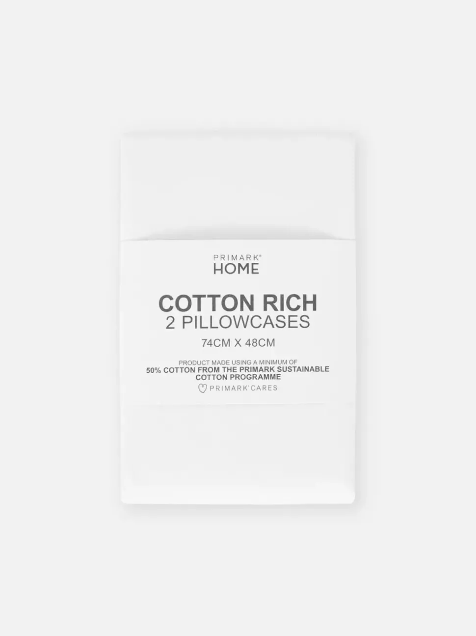 Białe poszewki na poduszki Essential, 2 szt.