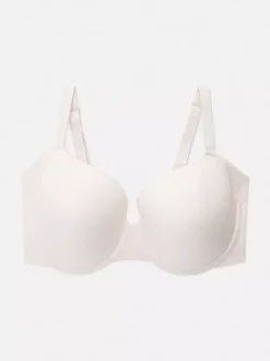 Biustonosz pod T-shirt z haftem, rozmiary F–H