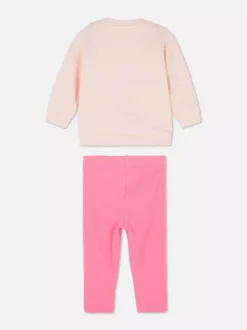 Bluza i legginsy z motywem jednorożca