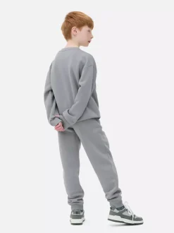 Bluza i spodnie dresowe ze sznurkiem w talii, zestaw