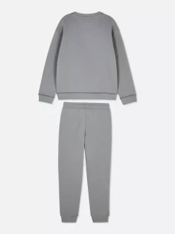 Bluza i spodnie dresowe ze sznurkiem w talii, zestaw